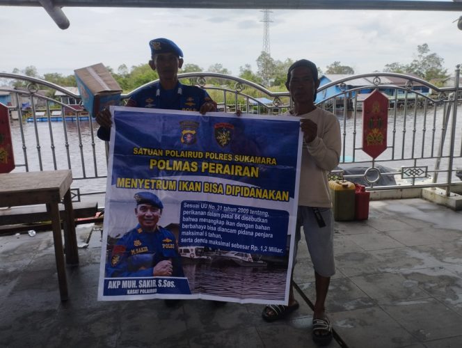 
					Cegah Aktivitas Ilegal, Sat Polairud Polres Sukamara Sambangi Masyarakat Perairan