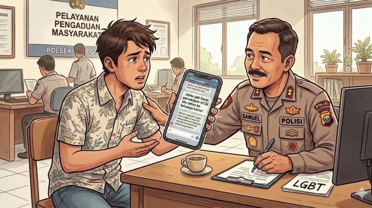 BO Cowok Melalui Aplikasi Khusus LGBT Tidak Jadi Lalu Isi Percakapan Diancam Diviralkan Dan Diperas Rp 1,5 Juta, Pemuda Lulusan Keperawatan di Palangka Raya Curhat ke Cak Sam Polda Kalteng