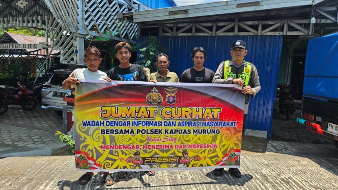 
					Dengarkan Aspirasi Masyarakat, Polsek Kapuas Murung Gelar Jumat Curhat