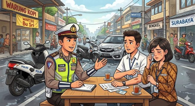 
					Ditabrak Saat Berhenti di Jalan Bukit Raya Tapi Kerusakan Motor Tidak Diganti, Karyawan Perusahaan di Palangka Raya Curhat ke Cak Sam Polda Kalteng, Oknum Karyawati Rumah Makan Dibina Dan Dimediasi