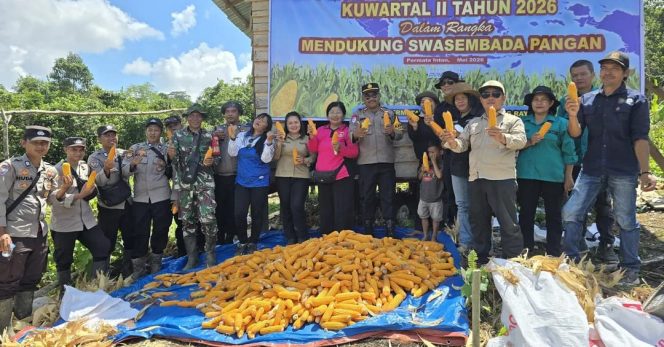 
					Polsek Permata Intan Gelar Panen Raya Jagung Serentak Kuartal II Dukung Swasembada Pangan 2026