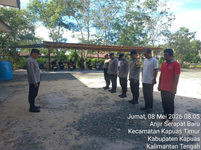 
					Apel Pagi Polsek Kapuas Timur Arahkan Personil Maksimalkan Pelayanan Kepada Masyarakat