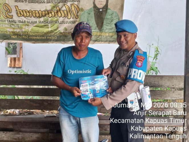
					Propam Polsek Kapuas Timur Sosialisasikan Layanan Dumas Online Propam Polri