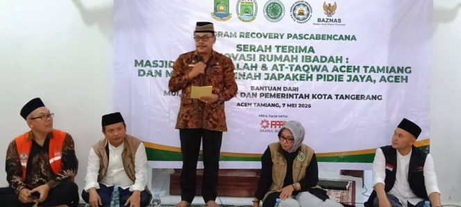 
					Plt Sekda Aceh Tamiang Resmikan Program Renovasi Masjid Babul Falah