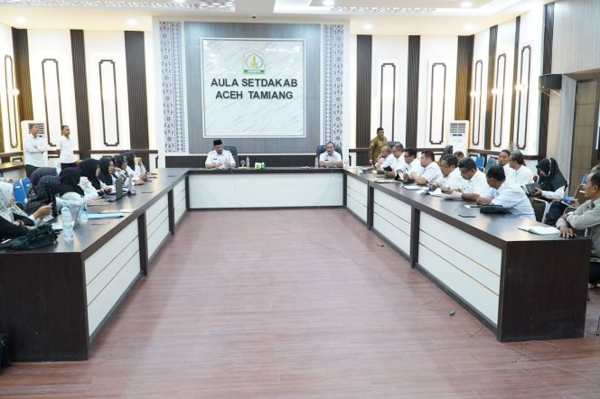 
					Bupati Aceh Tamiang gelar rapat percepatan penginputan data Kabupaten Layak Anak