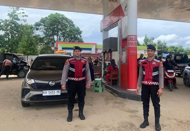 
					Pastikam BBM di SPBU Puruk Cahu Aman, Polres Murung Raya Terjunkan Personel