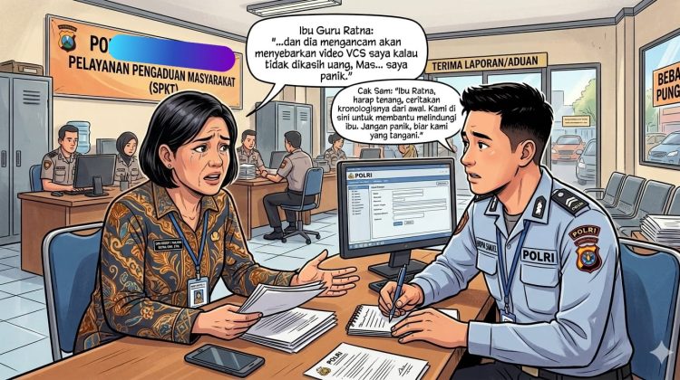 Kenal Polisi Gadungan di Facebook Lalu Diajak Pacaran Online Dan VCS, Ibu Guru di Palangka Raya Curhat ke Cak Sam Polda Kalteng Karena Diancam Disebarkan Video Syurnya