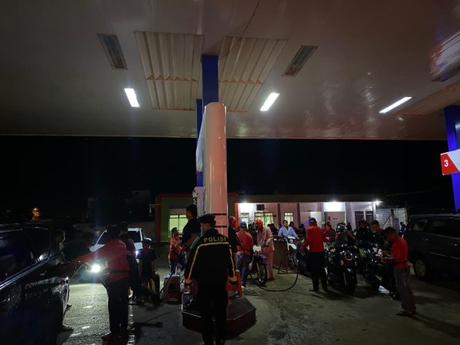
					Patroli Malam, Polres Murung Raya Cek Keamanan SPBU