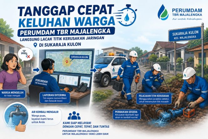
					Tanggap Cepat Keluhan Warga, PERUMDAM TBR Majalengka Langsung Lacak Titik Kerusakan Jaringan di Sukaraja Kulon