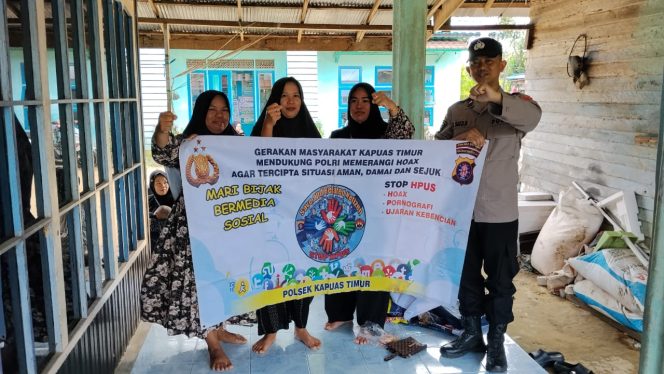 
					Cegah Perusakan Ekosistem Perairan, Polsek Kapuas Timur Sosialisasikan Bahaya Illegal Fishing untuk Keberlanjutan