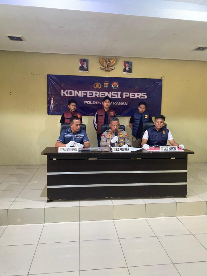 
					Dalam Sehari, Polres Way Kanan Bekuk Pelaku Tindak Pidana Penipuan, Narkotika Hingga Tambang Illegal