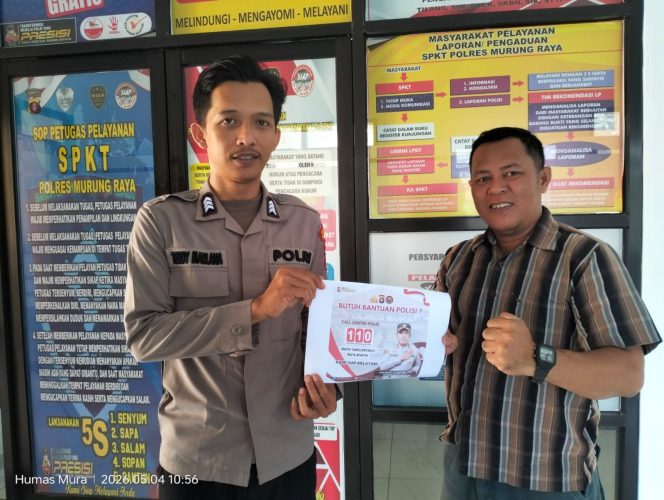 
					Polres Murung Raya Masifkan Sosialisasi Layanan 110
