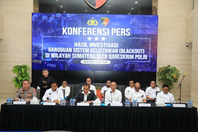 
					Bareskrim Polri Ungkap Hasil Investigasi Awal Blackout Sumatera, Dipastikan Tidak Ada Unsur Sabotase