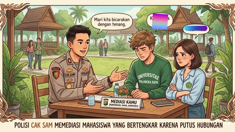 Diancam Aib Disebarkan Dan Dituduh Lakukan Pelecehan Seksual, Mahasiswi Juga Barista di Palangka Raya Curhat ke Cak Sam Polda Kalteng, Oknum Mahasiswa Dibina Dan Dimediasi 