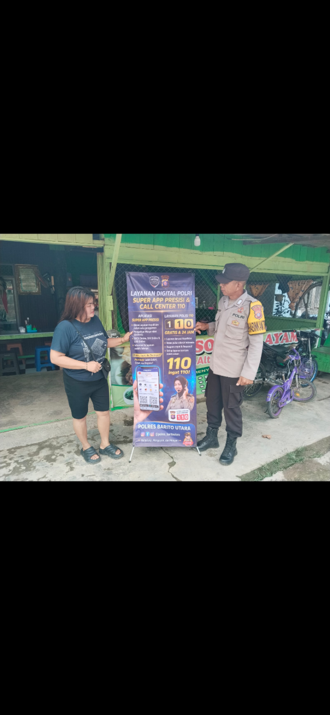 
					Bhabinkamtibmas Polsek Teweh Timur Sosialisasikan Aplikasi Super APP Polri kepada Masyarakat