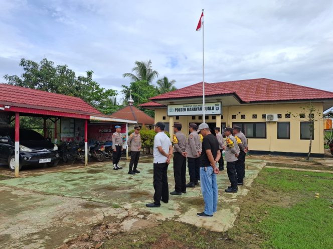 
					Polsek Kahayan Kuala Gelar Apel Siaga Peringati Hari Buruh Nasional