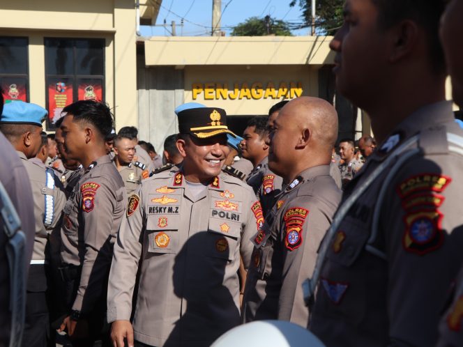 
					Tingkatkan Kedisiplinan Polres Kotim Gelar Gaktibplin Terhadap Personel