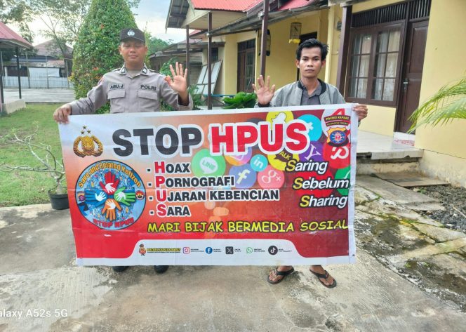 
					Wujudkan Ruang Digital Sehat, Polsek Kapuas Barat Ajak Warga Perangi Hoaks dan Ujaran Kebencian