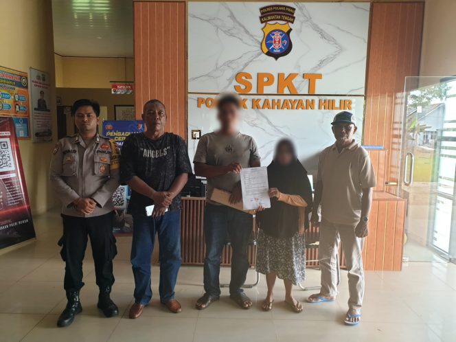 
					Bhabinkamtibmas Polsek Kahayan Hilir Mediasi Perselisihan Piutang Warga
