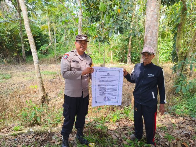 
					Cegah Karhutla, Polsek Maliku Gencarkan Sosialisasi Maklumat Kapolda