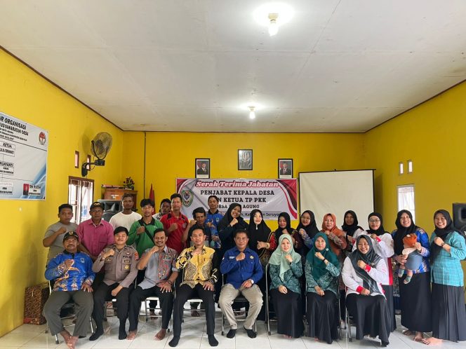 
					POSPOL BATU AGUNG HADIRI SERAH TERIMA JABATAN KEPALA DESA DAN KETUA TP PKK DESA BATU AGUNG