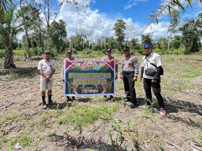 
					Dukung Swasembada Pangan, Polsek Sebangau Kuala Tanam Jagung Serentak di Sebangau Mulya