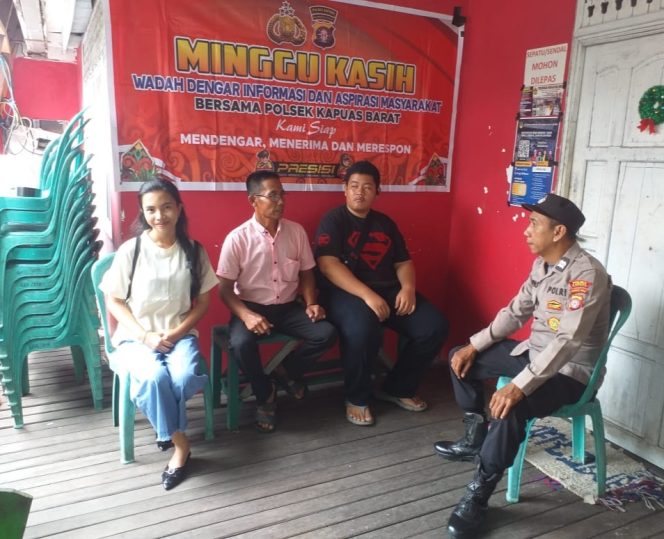
					Minggu Kasih di Saka Mangkahai, Polsek Kapuas Barat Pererat Kedekatan dengan Warga Lewat Dialog Humanis