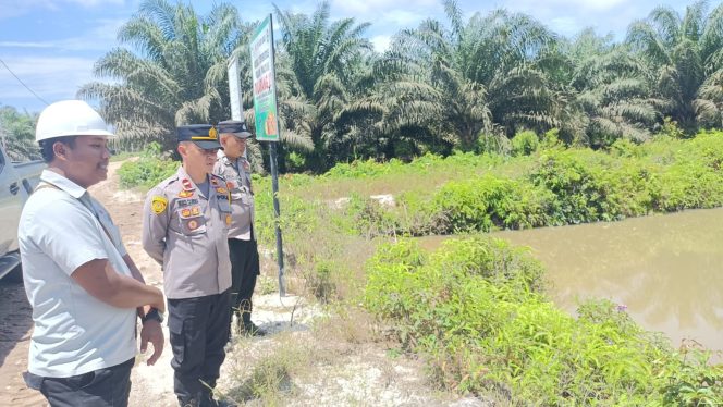 
					Cegah Karhutla, Kapolsek Banama Tingang Cek Kesiapan Embung Air di PT. AGL