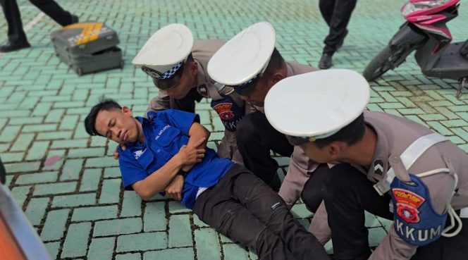 
					Tingkatkan Profesionalisme, Satlantas Polres Pulang Pisau Gelar Latihan TPTKP
