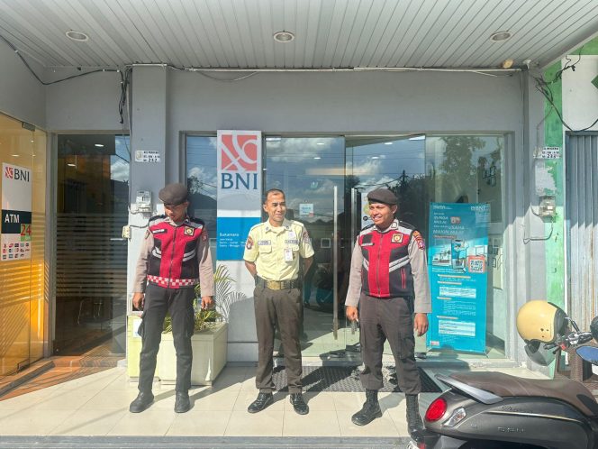 
					Antisipasi Kejahatan Konvensional, Sat Samapta Polres Sukamara Patroli Objek Vital Perbankan