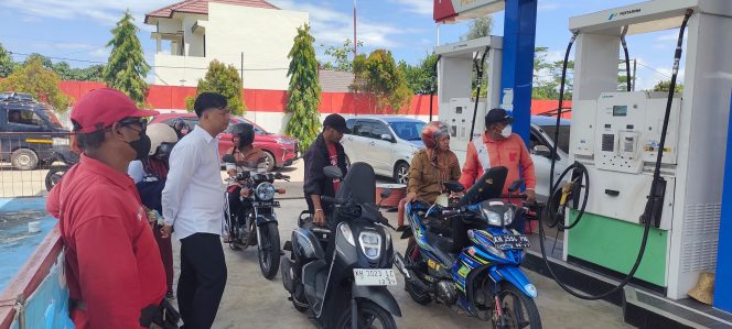 
					POLRES SERUYAN LAKUKAN PENGECEKAN KETERSEDIAAN BBM DI SPBU PEMATANG PANJANG