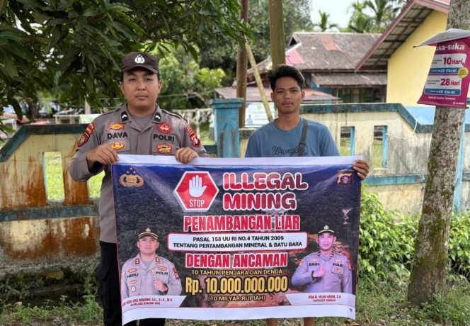 
					Polsek Rungan Ajak Masyarakat Beralih ke Mata Pencaharian Ramah Lingkungan