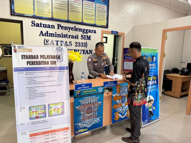 
					SATLANTAS POLRES SERUYAN LAYANI PENERBITAN DAN PERPANJANGAN SIM DI SATPAS 2333