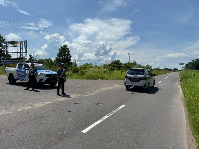 
					SATLANTAS POLRES SERUYAN PATROLI R4 RAWAN LAKA DI SEPUTARAN KOTA KUALA PEMBUANG