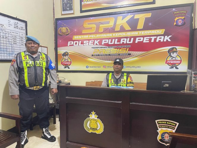 
					POLSEK PULAU PETAK LAKSANAKAN KEGIATAN SIAGA MAKO PADA MALAM HARI GUNA CIPTAKAN SITUASI AMAN