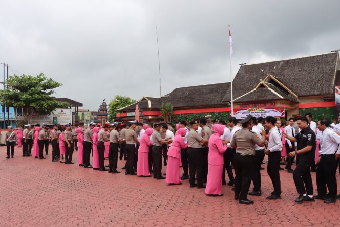 
					Kapolresa Barito Utara Pimpin Korp Raport Kenaikan Pangkat 38 Personel, Tegaskan Profesionalisme dan Integritas