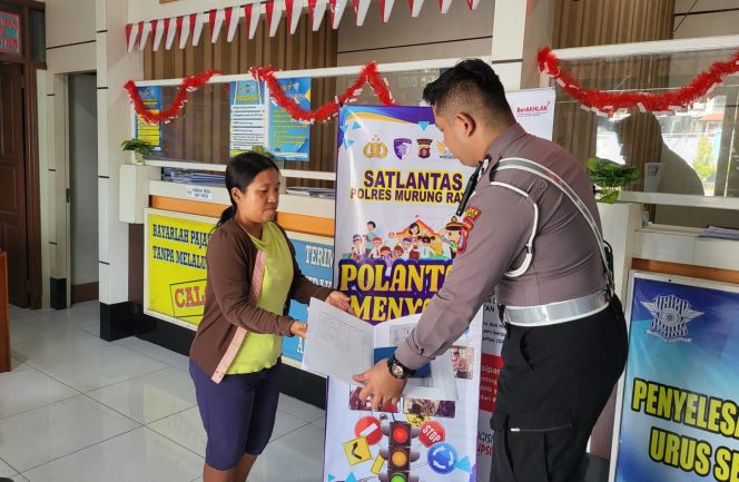 
					Polantas Menyapa, Samsat Murung Raya Pastikan Layanan Pembayaran Pajak Transparan
