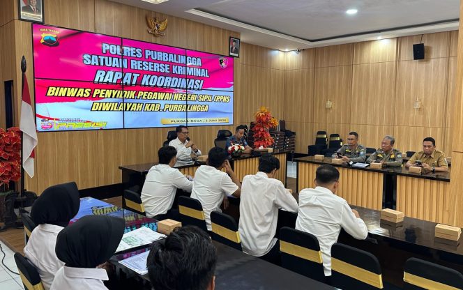 
					Polres Purbalingga Gelar Rapat Koordinasi Binwas PPNS di Kabupaten Purbalingga 