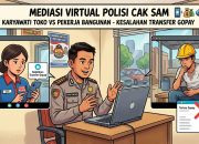 Top Up Gopay Kelebihan Rp 200 Ribu Penerima Tidak Mau Ngembalikan, Karyawati Toko Ritel di Palangka Raya Curhat ke Cak Sam Polda Kalteng, Pekerja Bangunan Dibina dan Dimediasi Virtual