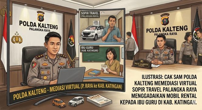 
					Gadai Mobil Rp 10 Juta Ternyata Mobil Rental, Dihubungi Tak Direspon Ke Rumahnya Tidak Dibukakan Pintu, Ibu Guru di Katingan Curhat Virtual ke Cak Sam Polda Kalteng, Oknum Sopir Travel di Palangka Raya Dibina Dan Dimediasi Virtual