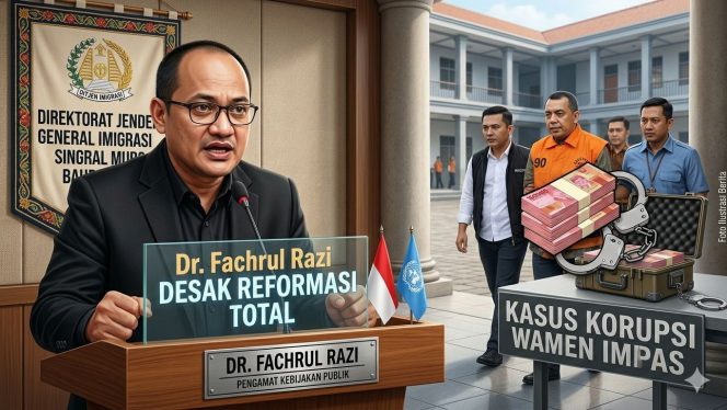 
					Kasus Korupsi Wamen Imipas:   Dr. Fachrul Razi Desak Reformasi Total Ditjen Imigrasi