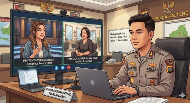 
					3 Bulan Biaya Treatment Kecantikan Rp 1,8 Juta Tak Juga Dibayar, Pemilik Salon Home Service Curhat Virtual ke Cak Sam Polda Kalteng, Oknum Penyanyi di Palangka Raya Dibina Dan Dimediasi Virtual Akhirnya Dibayar