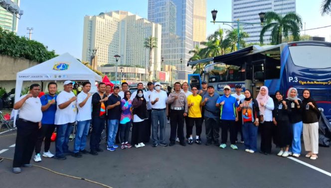 
					Jasa Raharja DKI Jakarta Bersama Stakeholder Hadirkan Layanan Samsat Keliling di HBKB Bundaran HI