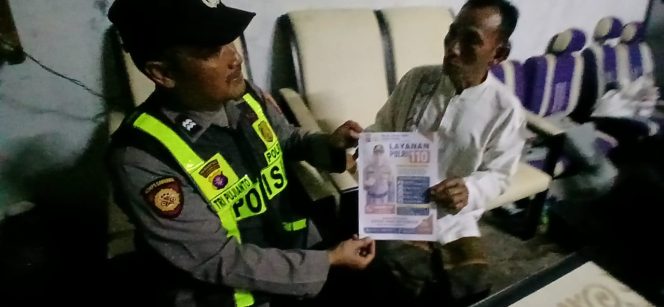 
					Perkuat Stabilitas Keamanan,Polsek Kapuas Timur Sosialisasi Layanan 110
