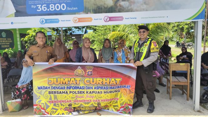 
					Dengarkan Aspirasi Masyarakat, Polsek Kapuas Murung Gelar Jumat Curhat