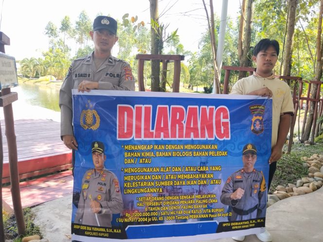 
					Cegah Perusakan Ekosistem Perairan, Polsek Kapuas Timur Sosialisasikan Bahaya Illegal Fishing untuk Keberlanjutan