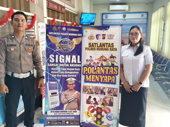 
					Polantas Menyapa, Pemgurusan Pajak Kendaraan Kini Lebih Mudah dan Efisien Di Samsat Murung Raya