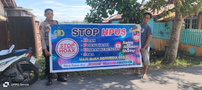 
					Cegah Penyebaran Hoaks Polsek Kapuas Hilir Rutin Sampaikan Himbauan Anti Hpus Kepada Masyarakat