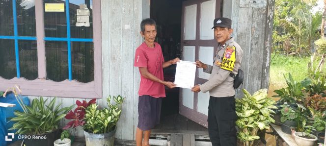 
					Melalui Maklumat Kapolda Kalteng Polsek Kapuas Hilir Berikan Pemahaman Kepada Masyarakat Tentang Sanksi Pidana Dan Denda Bagi Pelaku Karhutla 
