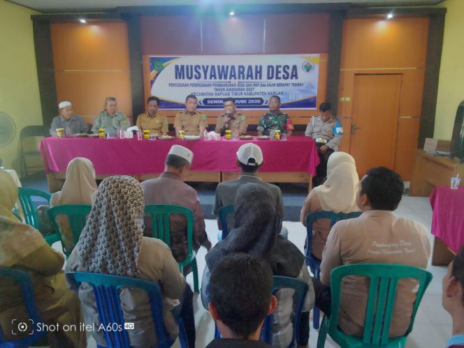 
					Musdes / perencanaan RKP Tahun anggaran 2027 Desa Anjir Serapat Tengah Kec. Kapuas Timur Kab. Kapuas Prov. Kalteng